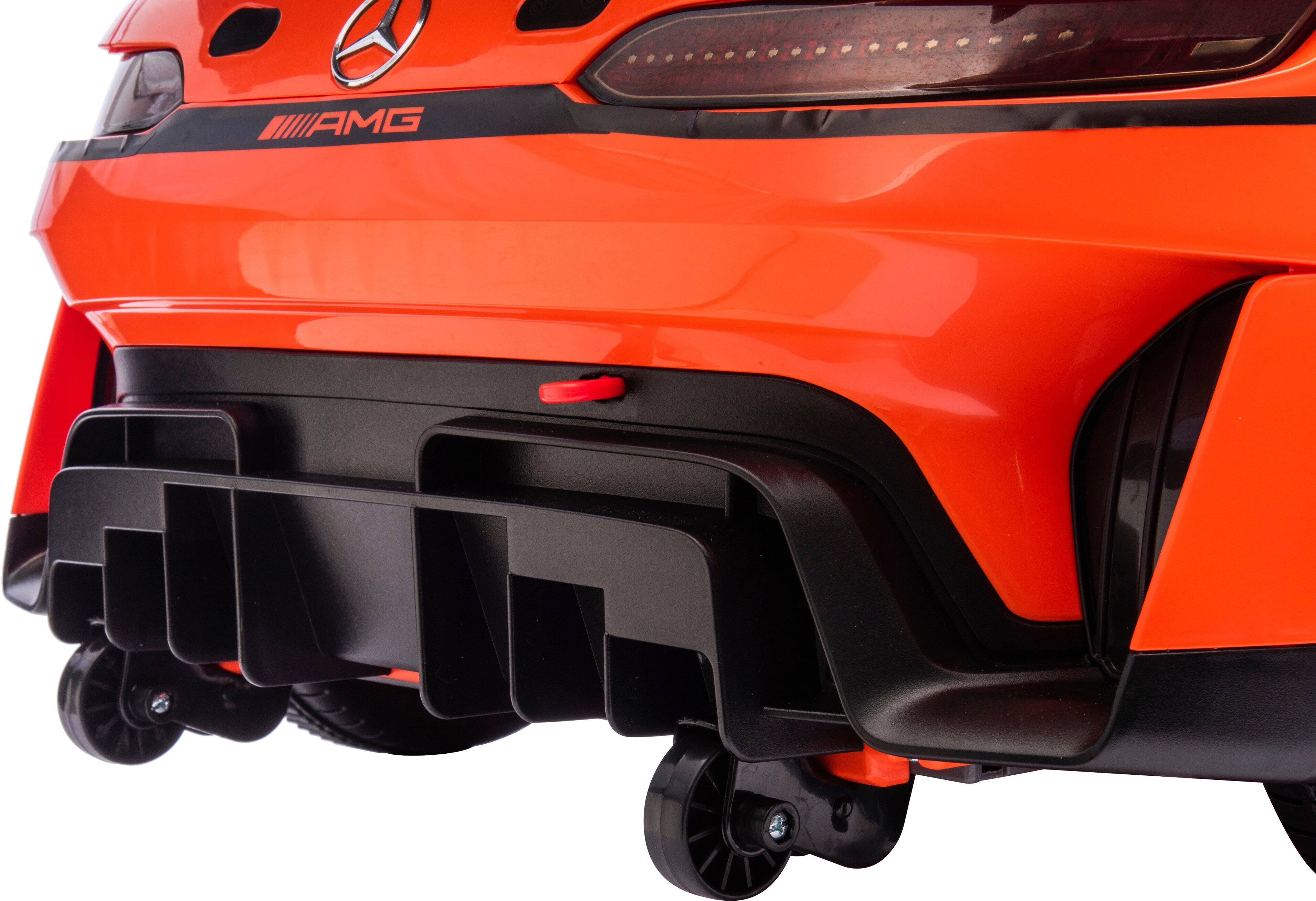 Alt View 31. Hyper - Mercedes AMG GT3 12V Ride On - 3.5MPH Max Speed - Adult Remote Control - Front & Rear Lights - Horn - Safety Belt - Orange.