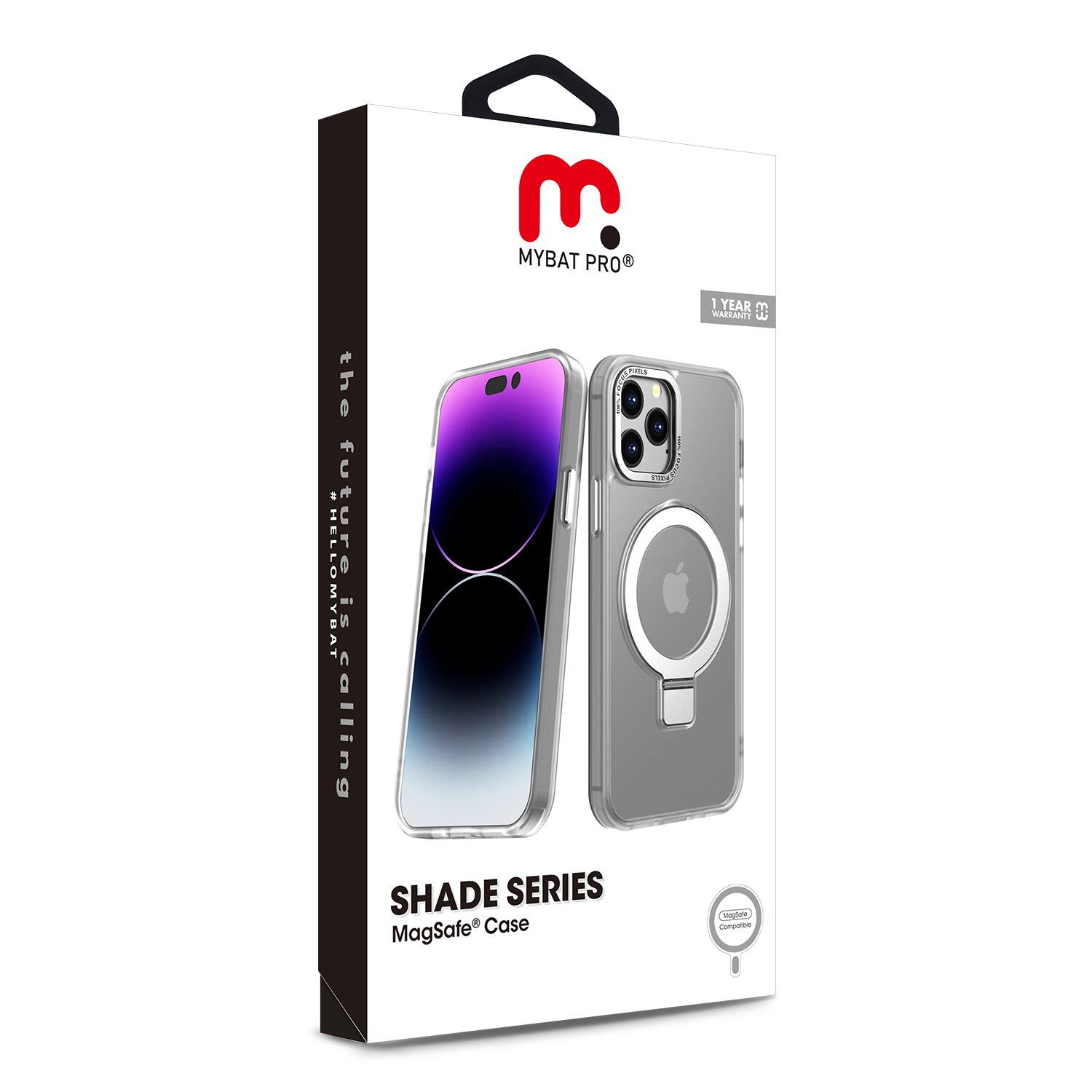 3 MYBAT PRO C the fu #HELLOMYBAT future is calling SHADE SERIES MagSafe Case 1 YEAR WARRANTY L C Compatible