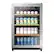 Front. Insignia™ - 130-Can Beverage Cooler - Silver.