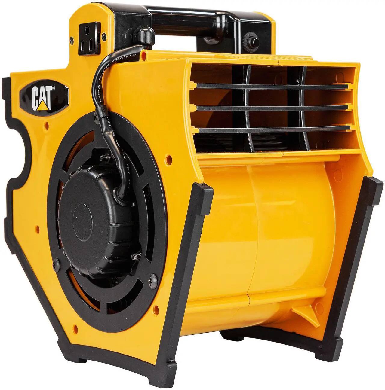 Alt View 6. Caterpillar - Caterpillar CF-B300-YW Industrial Multi Pivoting 4-Speed Utility Blower Equipped With A GFCI Plug.