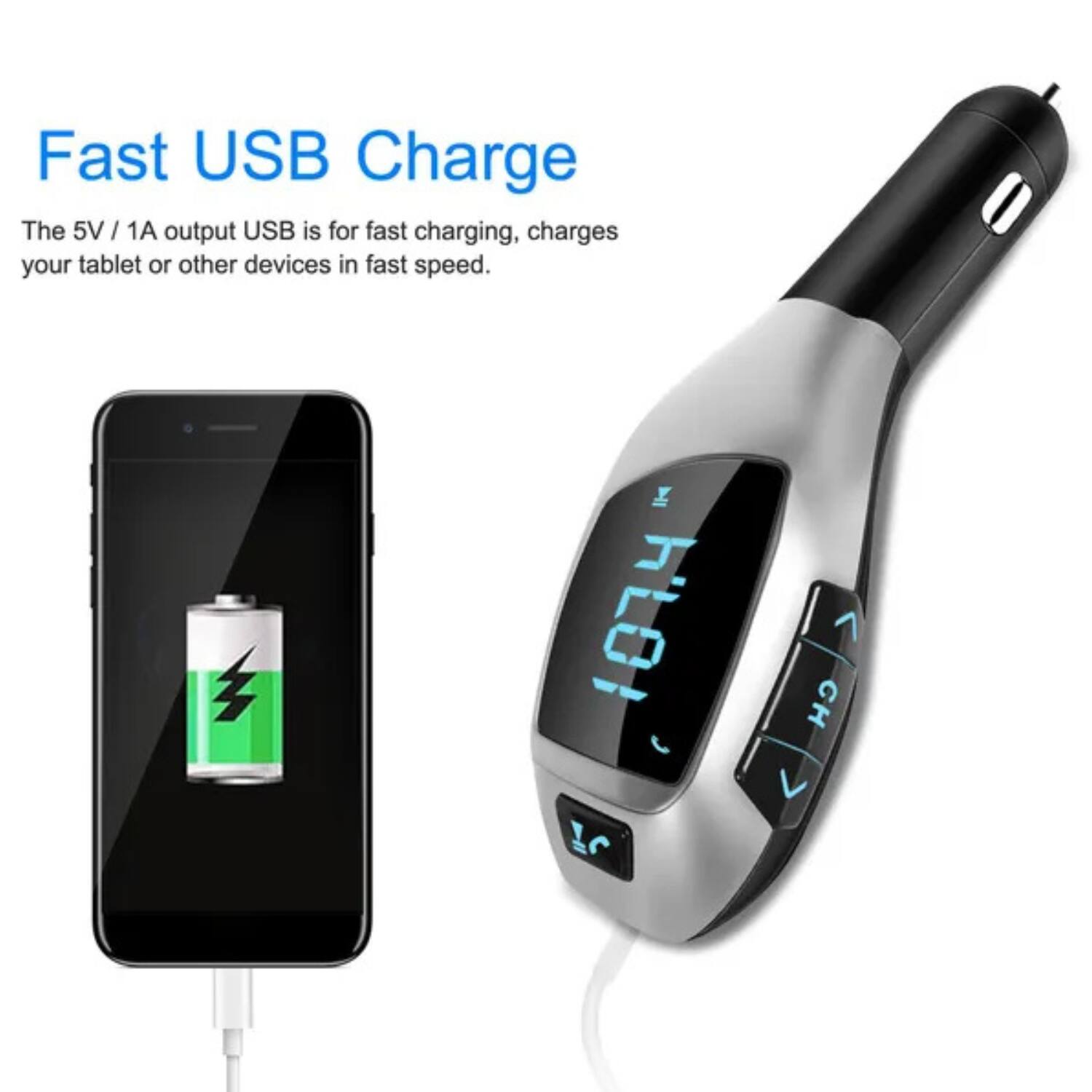 Fast USB Charge

The 5V/1A output USB is for fast charging, charges your tablet or other devices in fast speed.