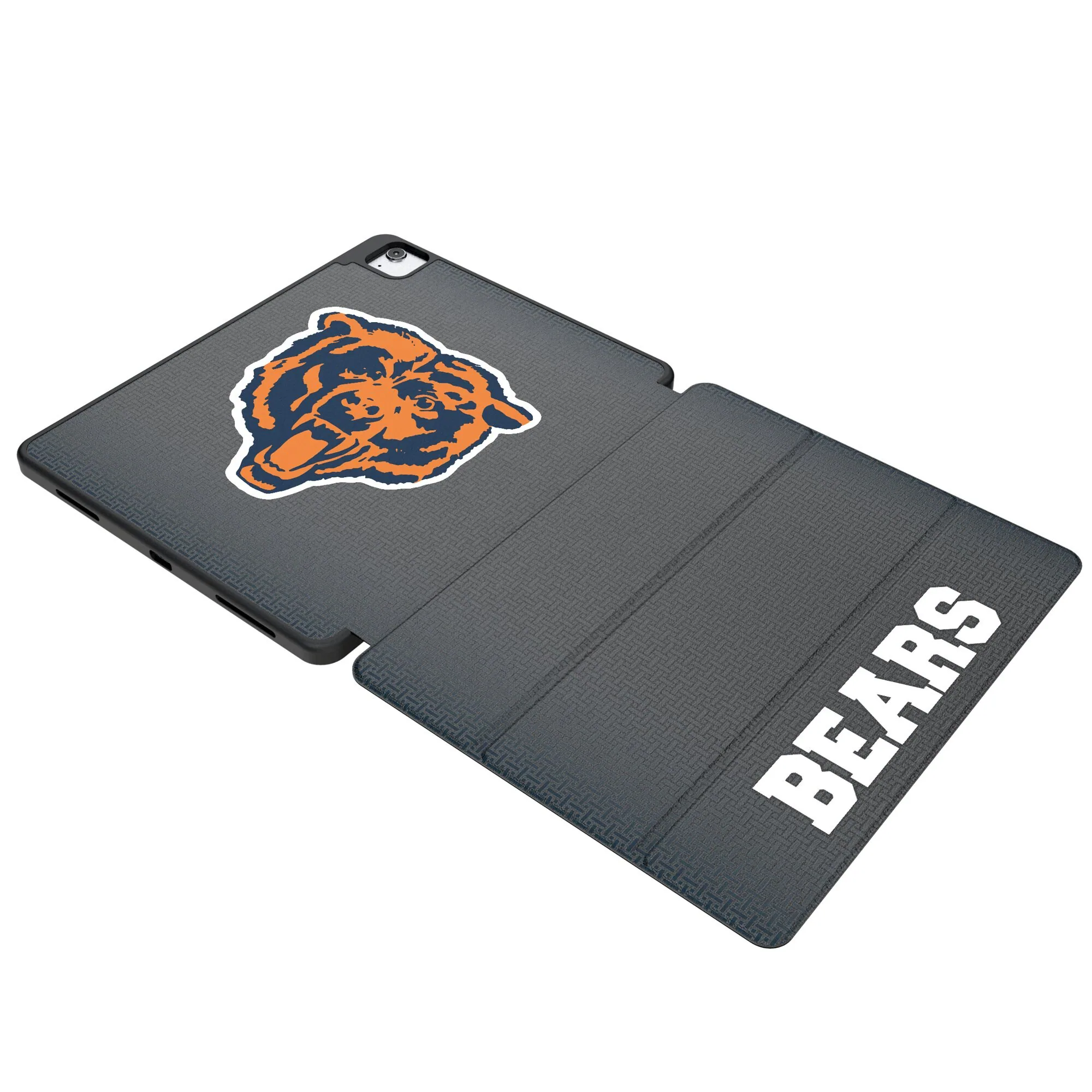 Front. Keyscaper - Chicago Bears iPad Case - 4/5 Gen Air - Black.