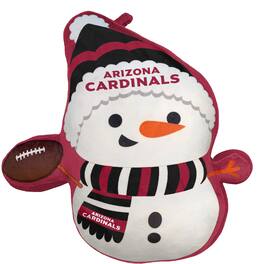 Pegasus - Arizona Cardinals Holiday Snowman Plushlete Pillow - White