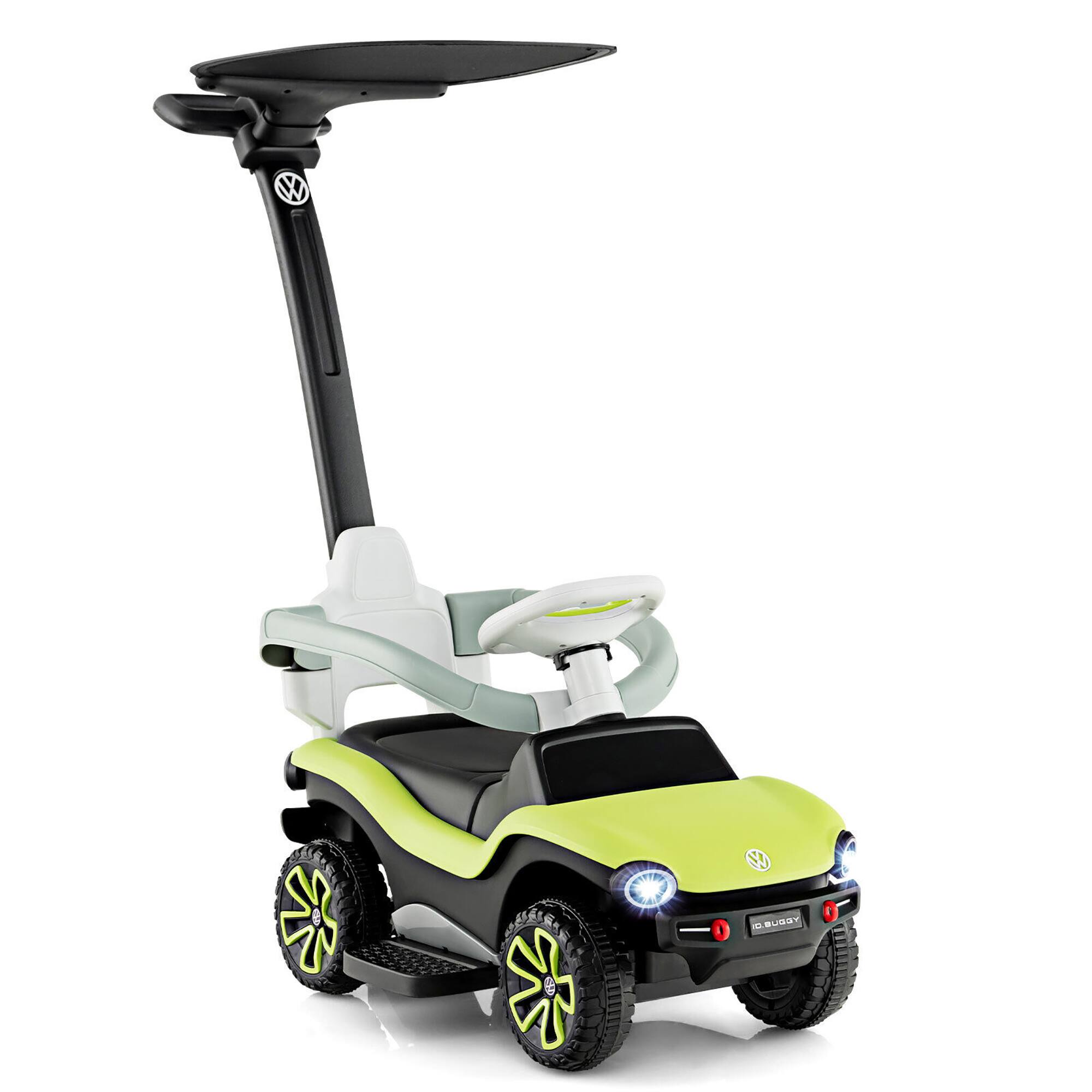 Alt View 9. Gymax - Gymax 3-in-1 Licensed Volkswagen Kids Ride on Push Car Sliding Car w/ Music & Light - Green.