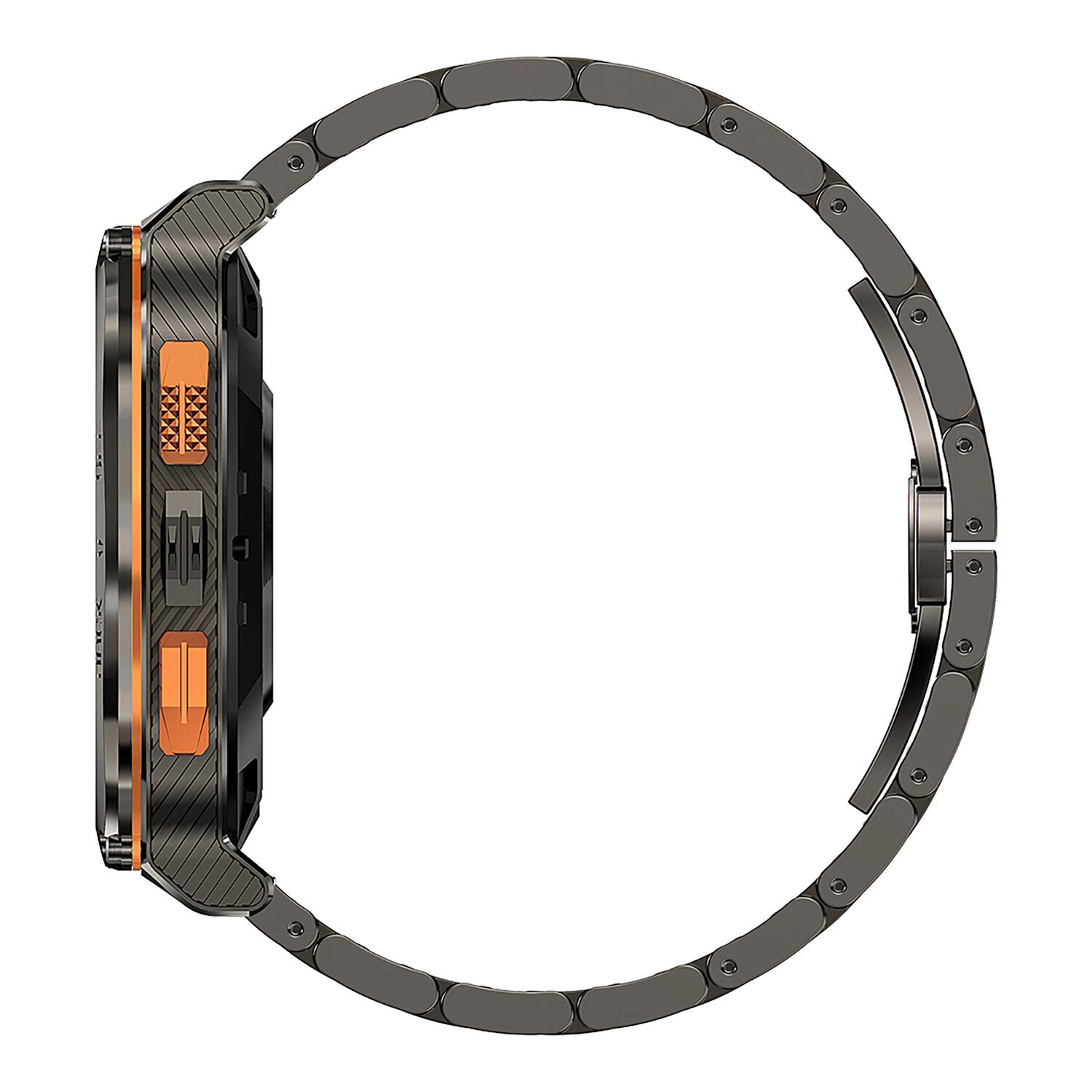 Alt View 6. KOSPET - M3 Ultra GPS Smartwatch 1.96" AMOLED Touchscreen, Bluetooth, 170+ Sports Modes, Military-Grade Protection - Black.