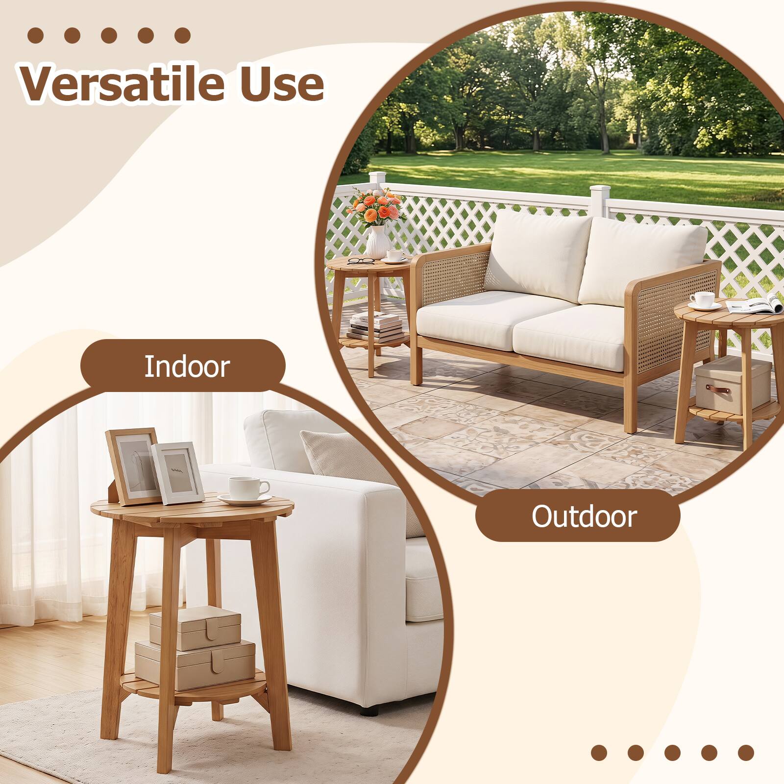 Versatile Use

Indoor

Outdoor