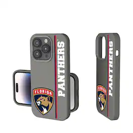 Keyscaper - NHL - Florida Panthers Sidebar Soft Touch iPhone Case - 15 - Gray