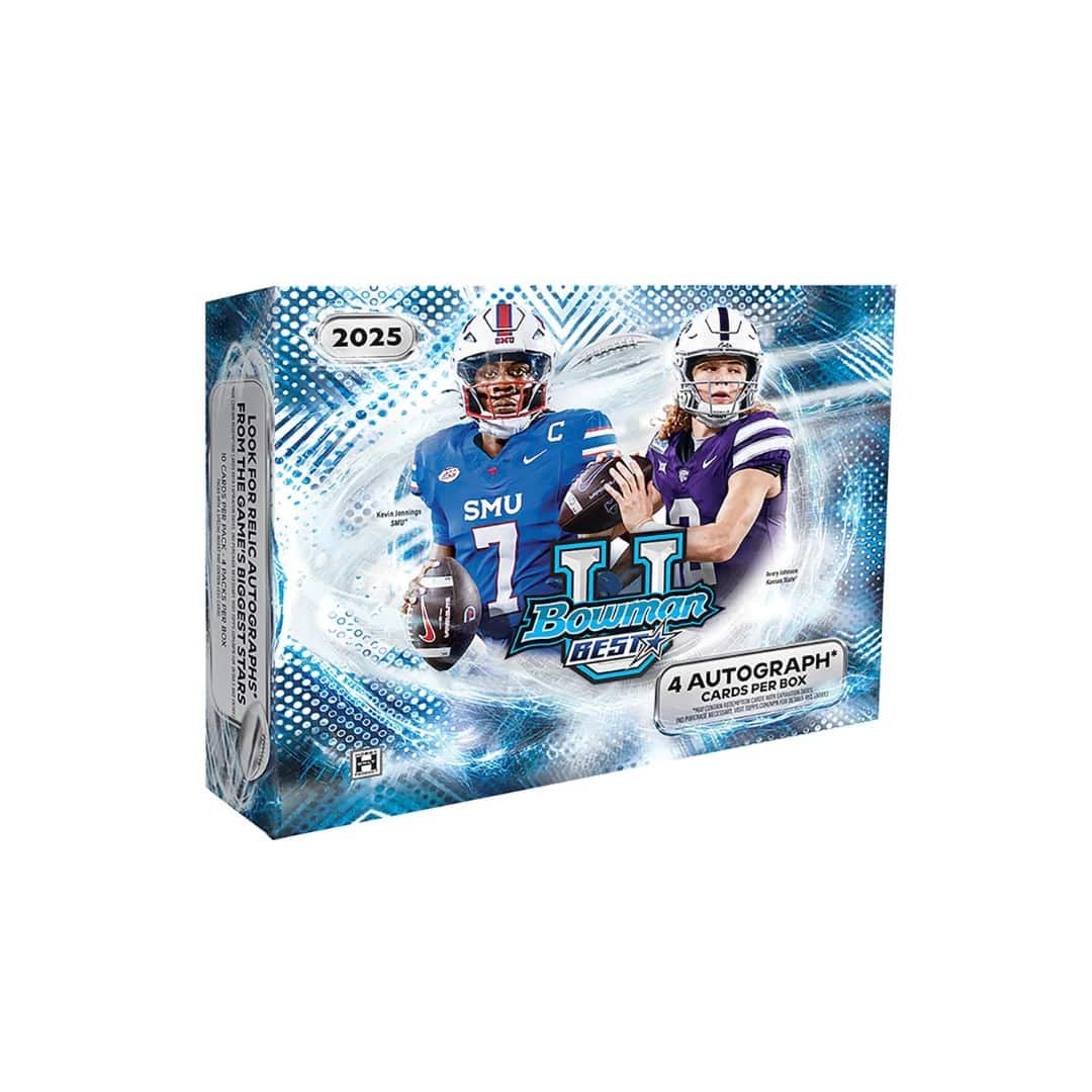Topps - 2025 Bowman's Best University Football Hobby Box price history on PriceWatchPro