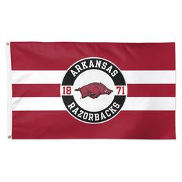 WinCraft - Arkansas Razorbacks 3' x 5' Applique Flag - Multicolor