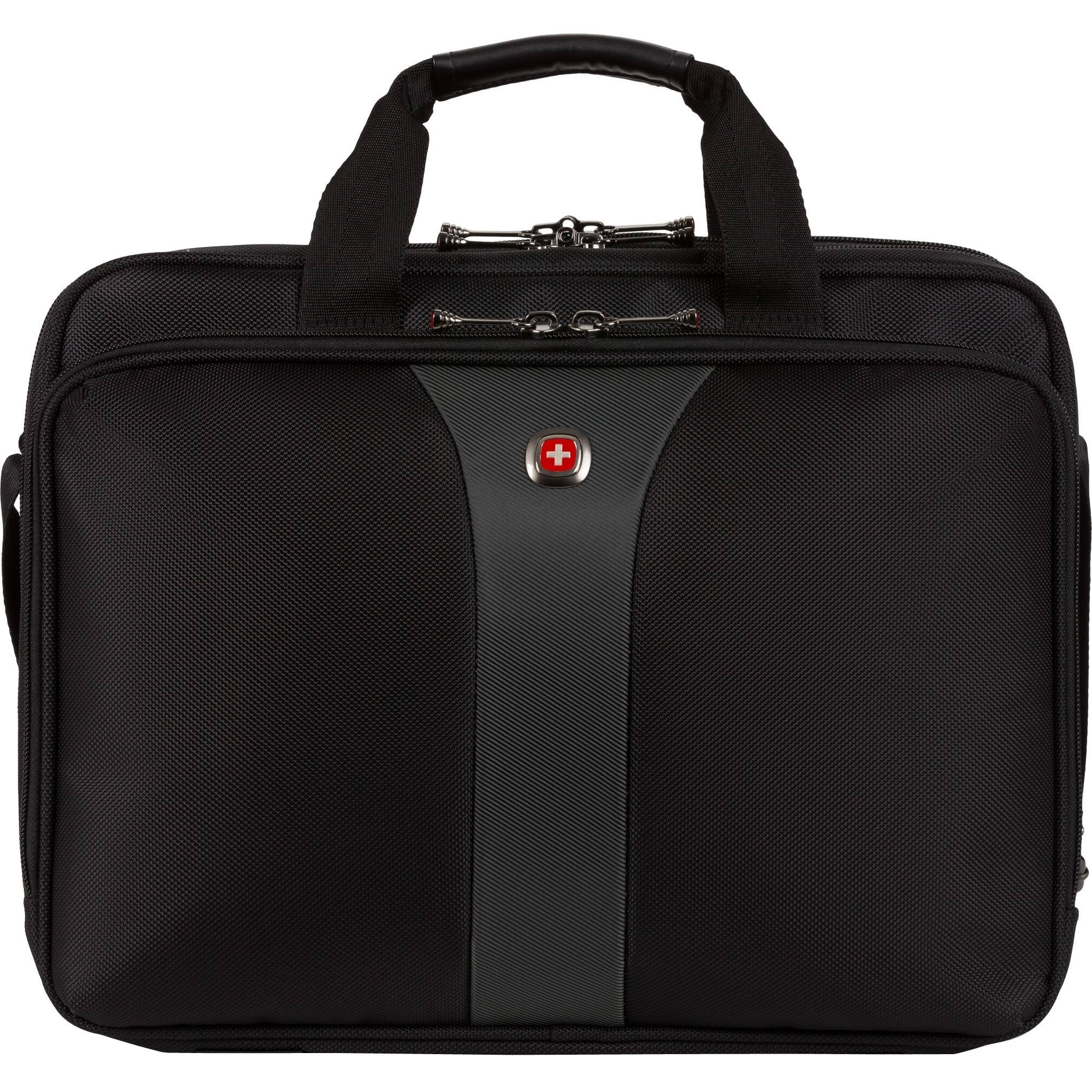 Alt View 7. Wenger - WENGER LEGACY BLK TOP LOAD CASE DBL GUSSET 15.6IN WA-7652-14F00 - Black.