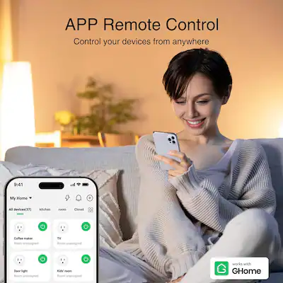 LEDVANCE Smart switchable connection for WiFi with power measurement, compatible with Google and Alexa Voice Control, 1 pack LEDVANCE Smart switchable connection for WiFi with power measurement, compatible with Google and Alexa Voice Control, 1 pack