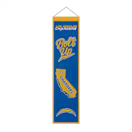 Sporticulture - Los Angeles Chargers 8" x 32" Icons Banner - Multicolor