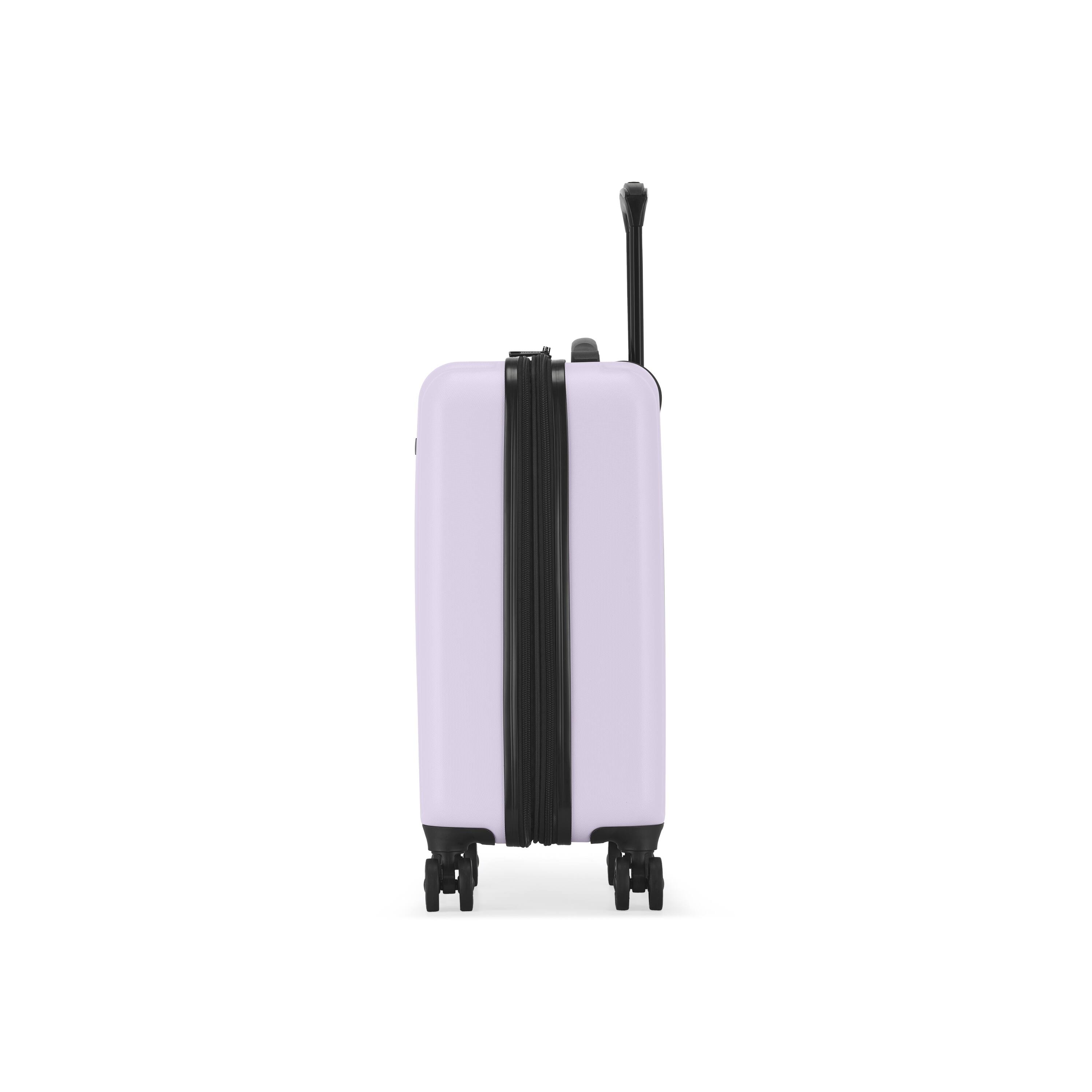 Left. Bugatti - Bugatti Tokyo 2 Piece Hardside Set Luggage - LAVENDER.
