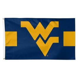 WinCraft - West Virginia Mountaineers 3' x 5' Horizontal Stripe Deluxe Single-Sided Flag - Multicolor