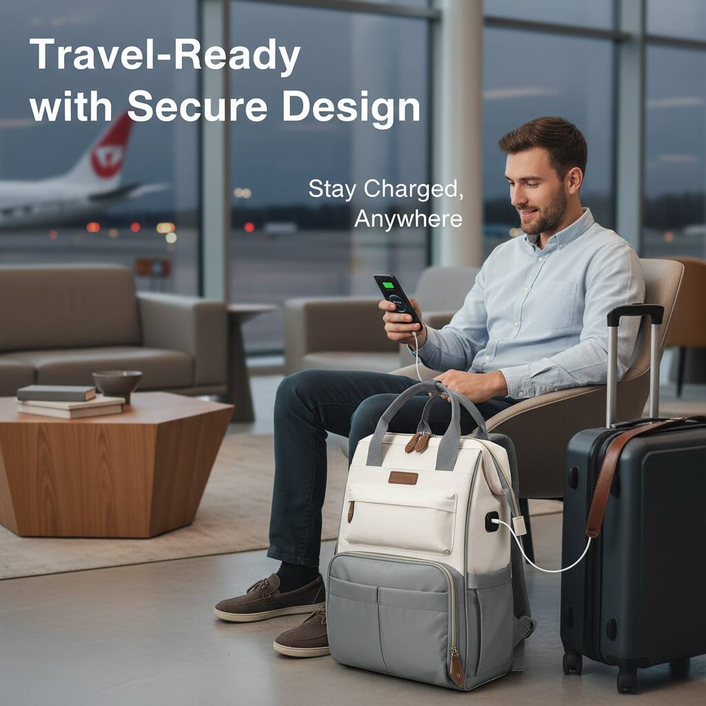 Travel-Ready with Secure Design  
Stay Charged, Anywhere