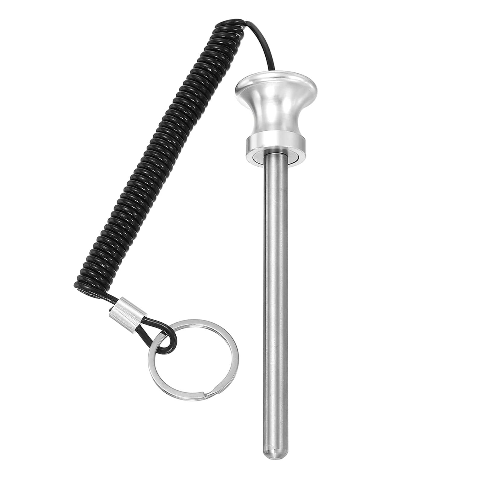 Unique Bargains - Weight Stack Pin, Gym Pin Strength Training Replacement with Pull Rope, 0.4 x 4.7 Inch for Home/Gym Machine - Silver price history on PriceWatchPro