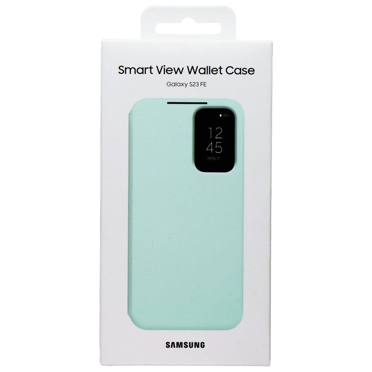 Smart View Wallet Case  
Galaxy S23 FE  
100  
12 45  
MON 27  
SAMSUNG