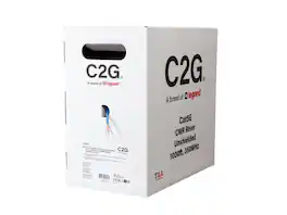 Cables to Go - C2G 1000ft Cat5e Bulk Unshielded Ethernet Network Cable - Blue - TAA - C2G56028