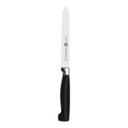 ZWILLING - Four Star 5-inch Serrated Utility Knife - Stainless Steel