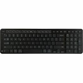 Contour Design - Contour Balance Keyboard - Wireless Connectivity - Windows, Mac OS X - PC, Mac - Plastic - AAA Battery Size Supported - Black