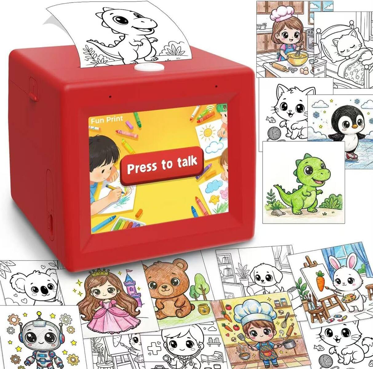 Fun Print  
Press to talk