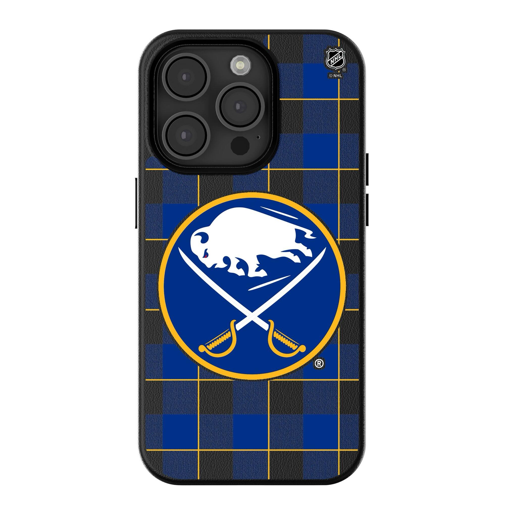 Keyscaper - NHL - Buffalo Sabres Plaid iPhone Magnetic Bump Case - 16 Pro Max - Black price history on PriceWatchPro