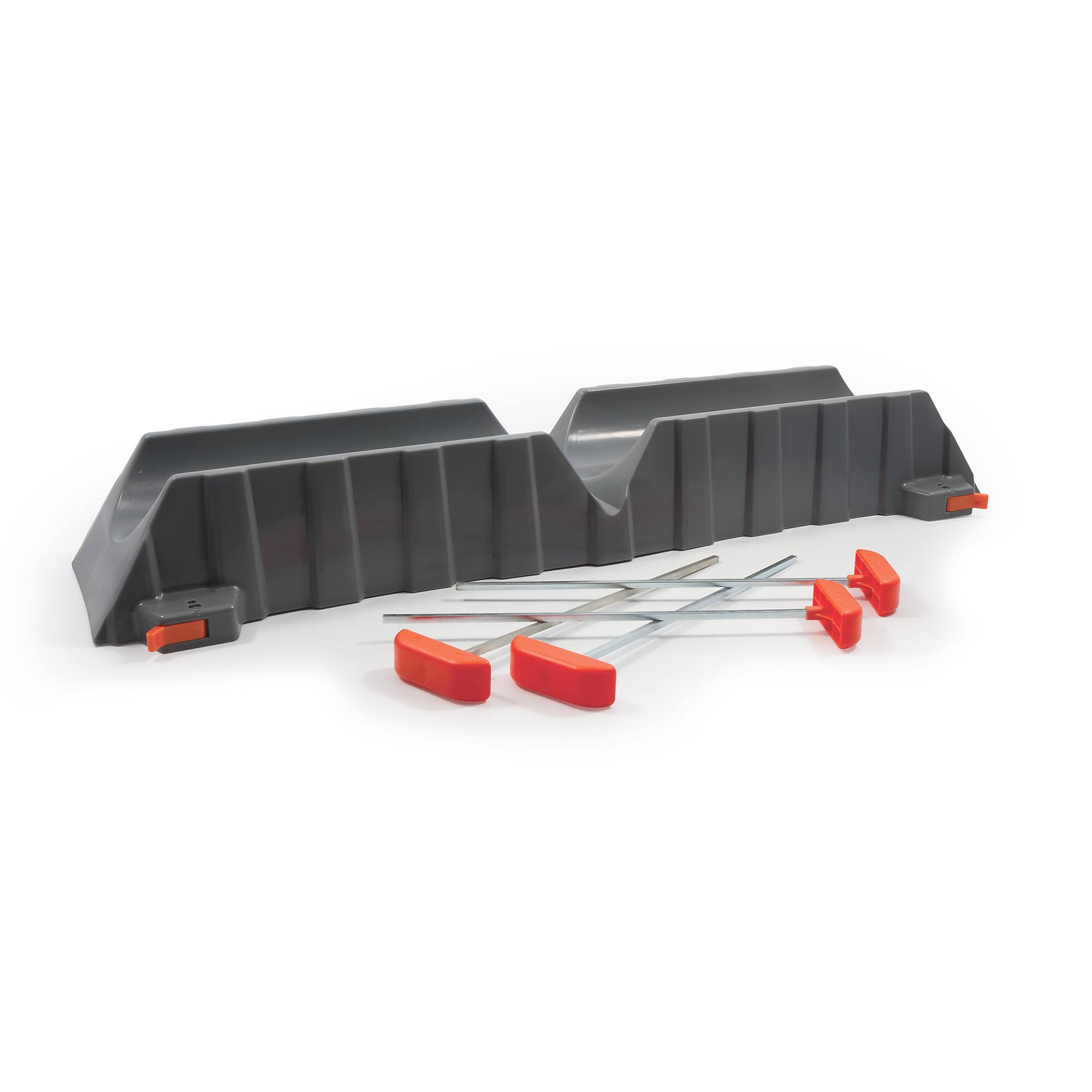 Alt View 7. Camco - Camco 43071 Adjustable Stackable Sewer Hose Drain Support Kit for RV (6 Troughs) - Gray.