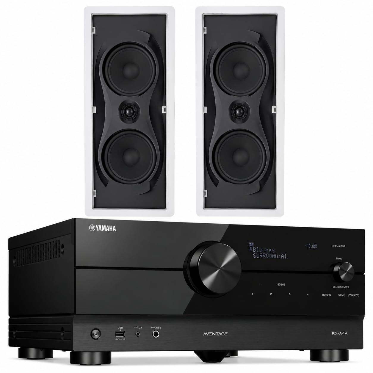 YAMAHA Blu-ray SURROUND:AI  
AI AI 40.02  
Lama TONE SCENE  
MEETIENTER - a 3 a NT M nET - ms nERES  
AVENTAGE RX-A4A