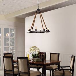 Encircle Chandelier by Modway - Black