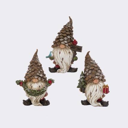 Front. The Gerson Companies - Gerson Multicolored Gnome Figurine 6 in. (Case of 6) - Multicolored.