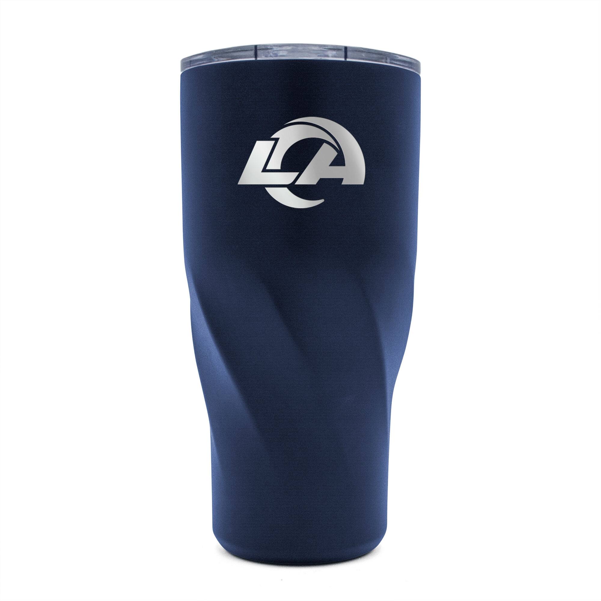 Front. WinCraft - Los Angeles Rams 30oz. Morgan Stainless Steel Tumbler - Multicolor.