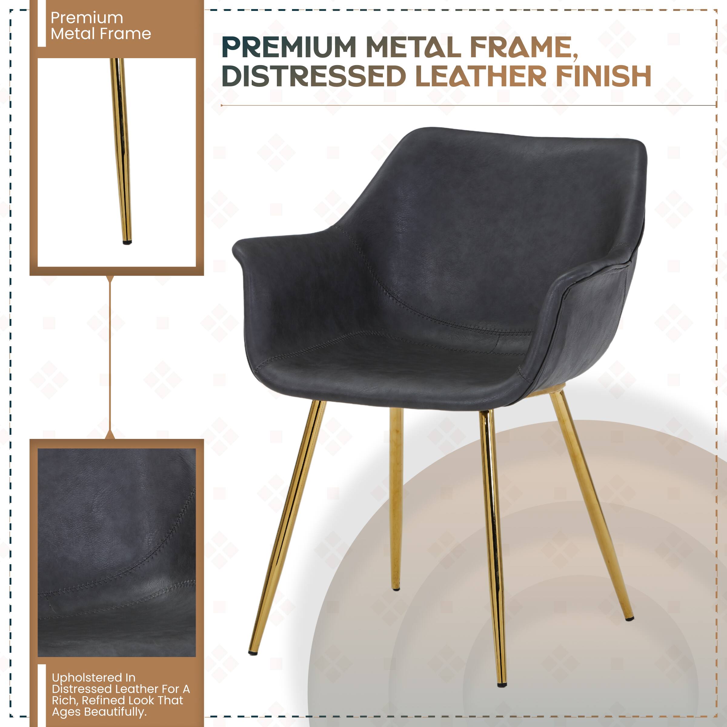 Premium Metal Frame

PREMIUM METAL FRAME, DISTRESSED LEATHER FINISH

Upholstered in Distressed Leather for a Rich, Refined Look That Ages Beautifully.