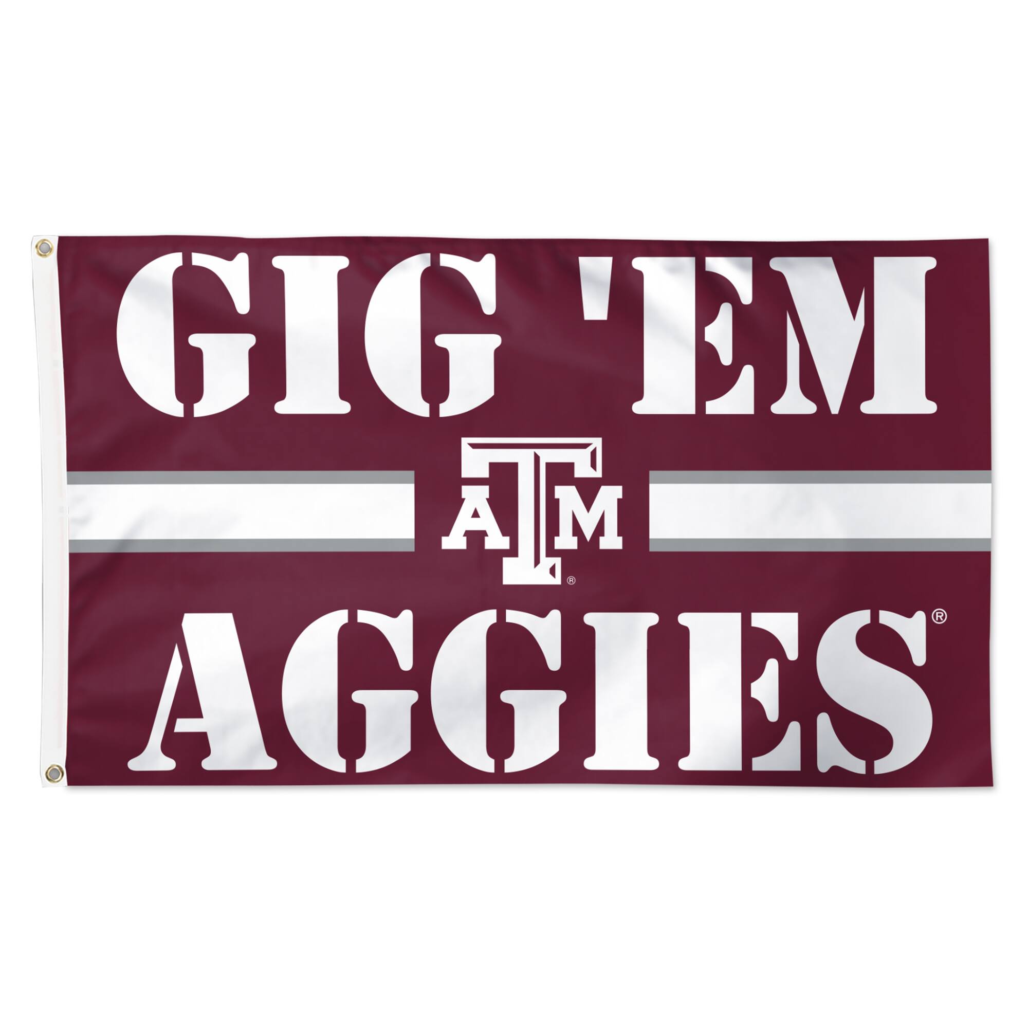 WinCraft - Texas A&M Aggies 3' x 5' Single-Sided Deluxe Team Slogan Flag - Multicolor