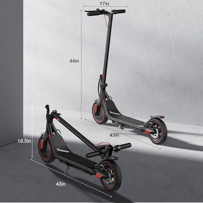 17in 44in Scooter  
18.5in 43in Scooter  
43in