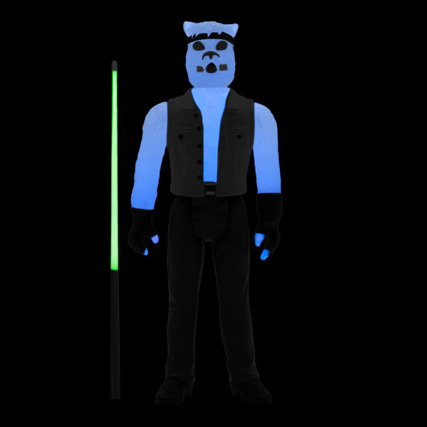 Alt View 3. Super7 - Super7 - The Worst - ReAction Figure - Werewolf Biker (Monster Glow)   - Collectibles - Multicolor.