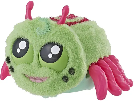 Front. Hasbro - Yellies! Voice-Activated Spider Pet | Frizz - Green.