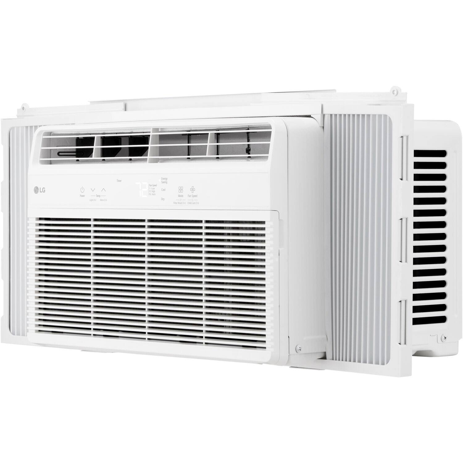 Alt View 9. LG - 150 Sq. Ft. 5,000 BTU Window Air Conditioner - White.