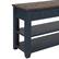 Alt View 8. GOODSILO - Solid Wood Console Table with Storage Drawers and Shelves for Entryway, Living Room, or Bedroom - Blue.