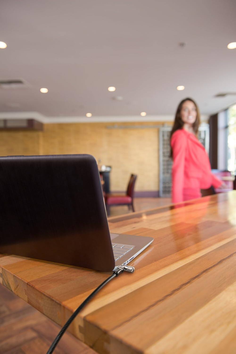 Alt View 1. Kensington - Kensington MicroSaver 2.0 Keyed Laptop Lock - Keyed Lock - Silver - Carbon Steel - For Notebook.