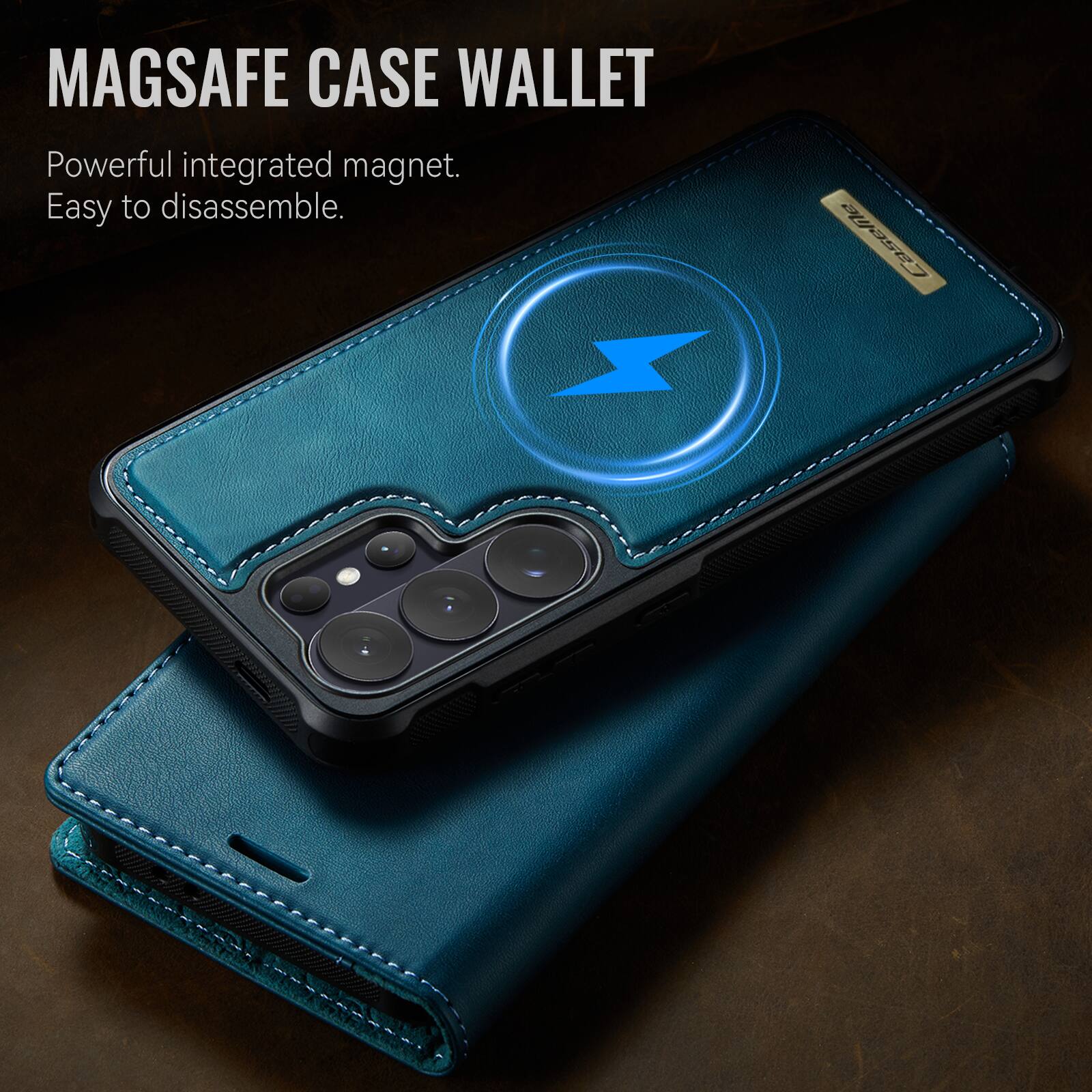 MAGSAFE CASE WALLET  
Powerful integrated magnet.  
Easy to disassemble.