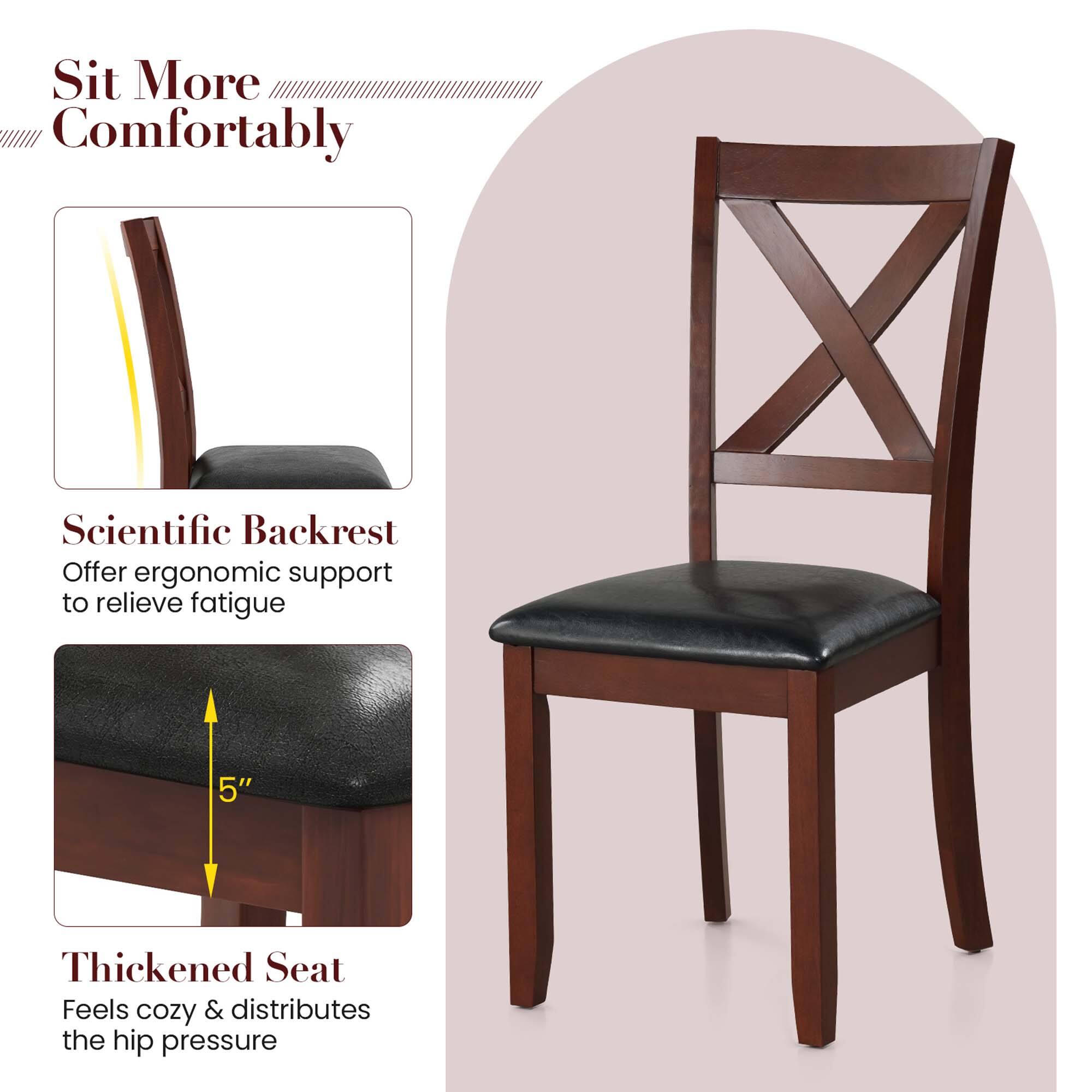 Sit More Comfortably

Scientific Backrest
Offer ergonomic support to relieve fatigue

5"

Thickened Seat
Feels cozy & distributes the hip pressure