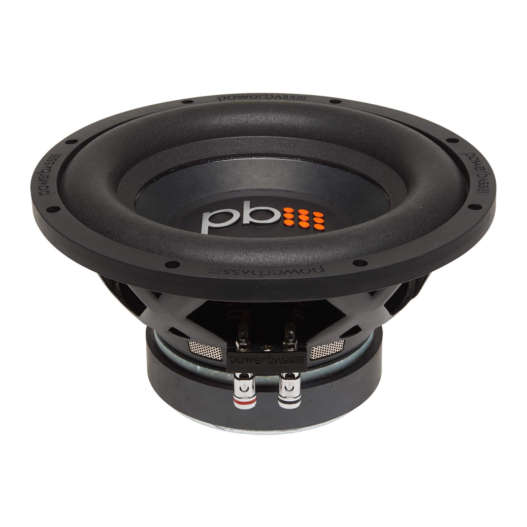 Powerbass - S-1004D - 10" Dual 4-Ohm Subwoofer - Black/Gray