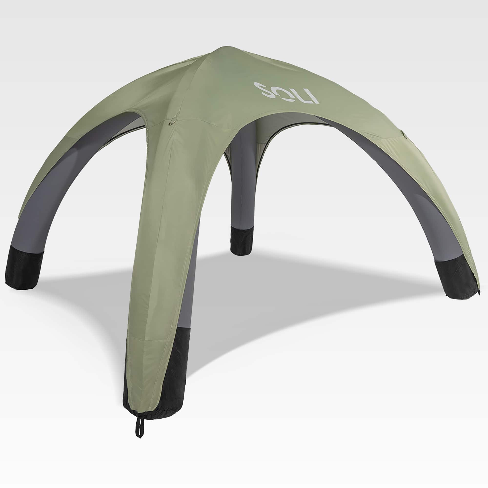 Front Zoom. Soli - Soli: Air Canopy 12' - Sage Green.
