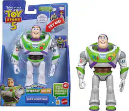 Mattel - Pixar Toy Story 5: 7'' Buzz Lightyear Figure, Interactables PlayScale - COLLECTIBLES - Multicolor