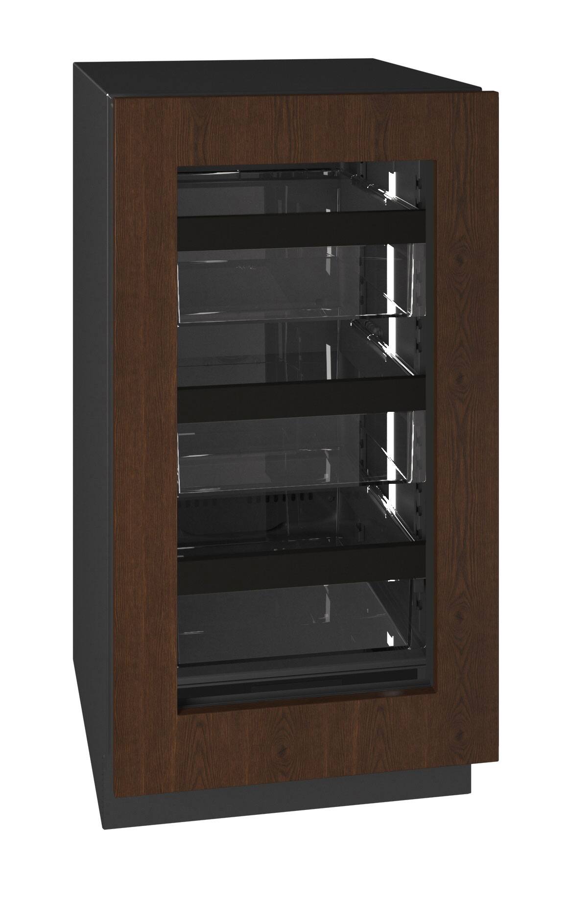 Angle. U-Line - U-Line 18"W. Built-In Compact Refrigerator - Panel Ready Frame/Glass - Integrated Frame.
