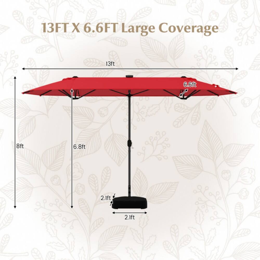 13FT X 6.6FT Large Coverage  
13ft 6.6ft 8ft 6.8ft 2.1ft 2.1ft