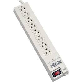 Eaton Tripp Lite Series Protect It! 8-Outlet Home Computer Surge Protector, 8 ft. (2.43 m) Cord, 1080 Joules - Gray