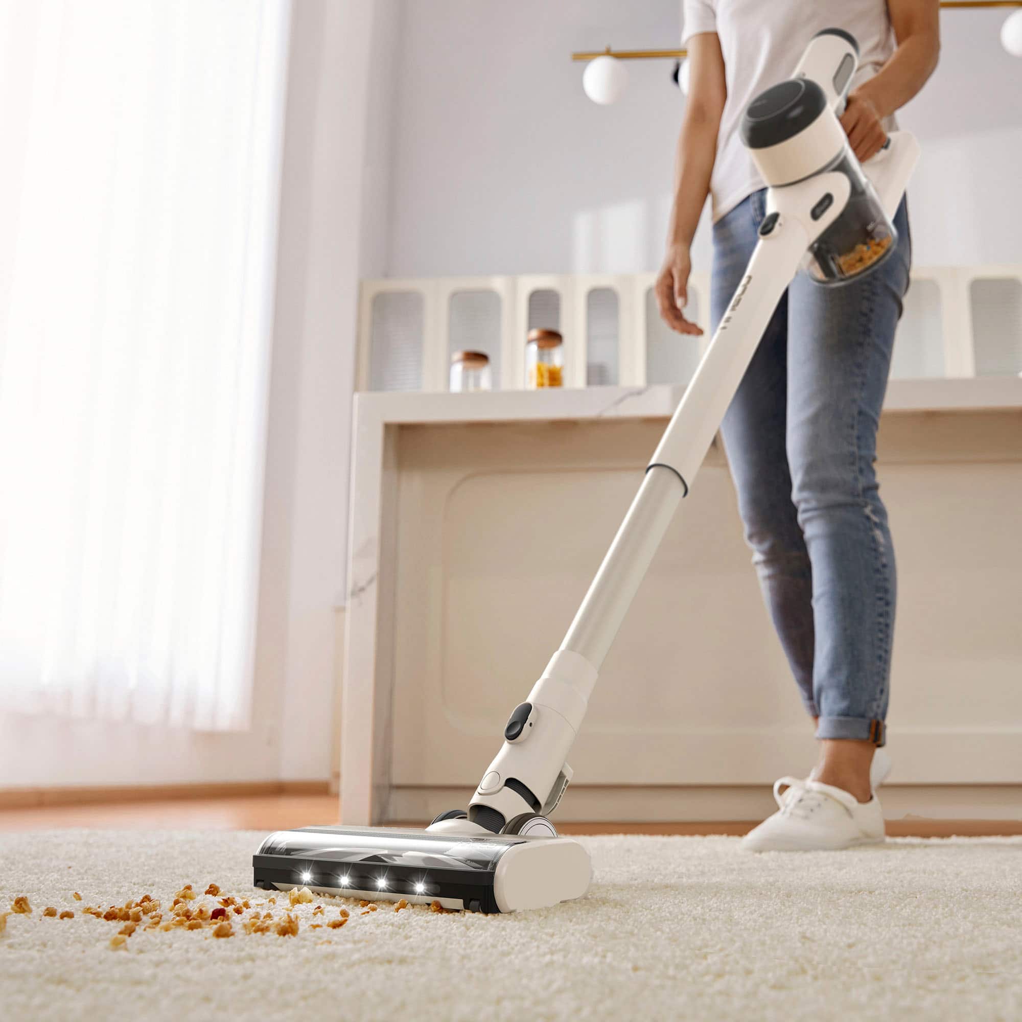 Alt View 13. Tineco - Restored Pure One X Pet Smart Cordless Vacuum (Refurbished) - White.