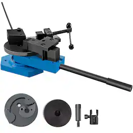 VEVOR - SBG-40 Metal Scroll Bender High-Hardened Steel Scroll Bender Combination of Scroll Radius - Black + Blue