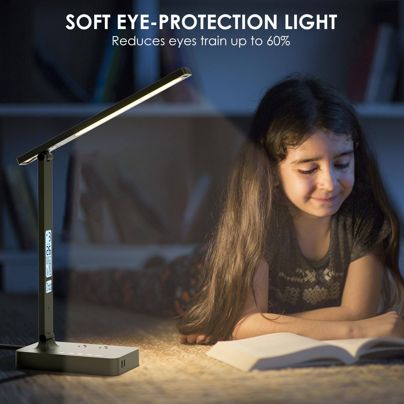 SOFT EYE-PROTECTION LIGHT  
Reduces eyes train up to 60%